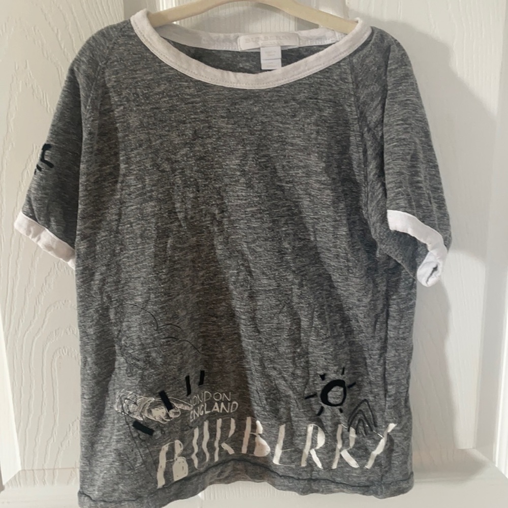 Boys Burberry T-Shirt, Size 6